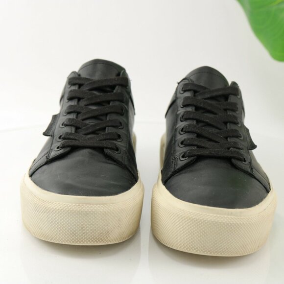 Kendall Kylie Tyler Womens Platform Sneaker Size 7.5 Black Leather Shoe Lace Up - Picture 3 of 12